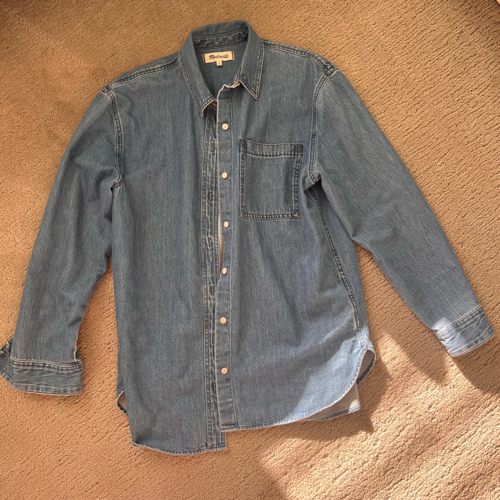 Madewell Blue Denim Shirt